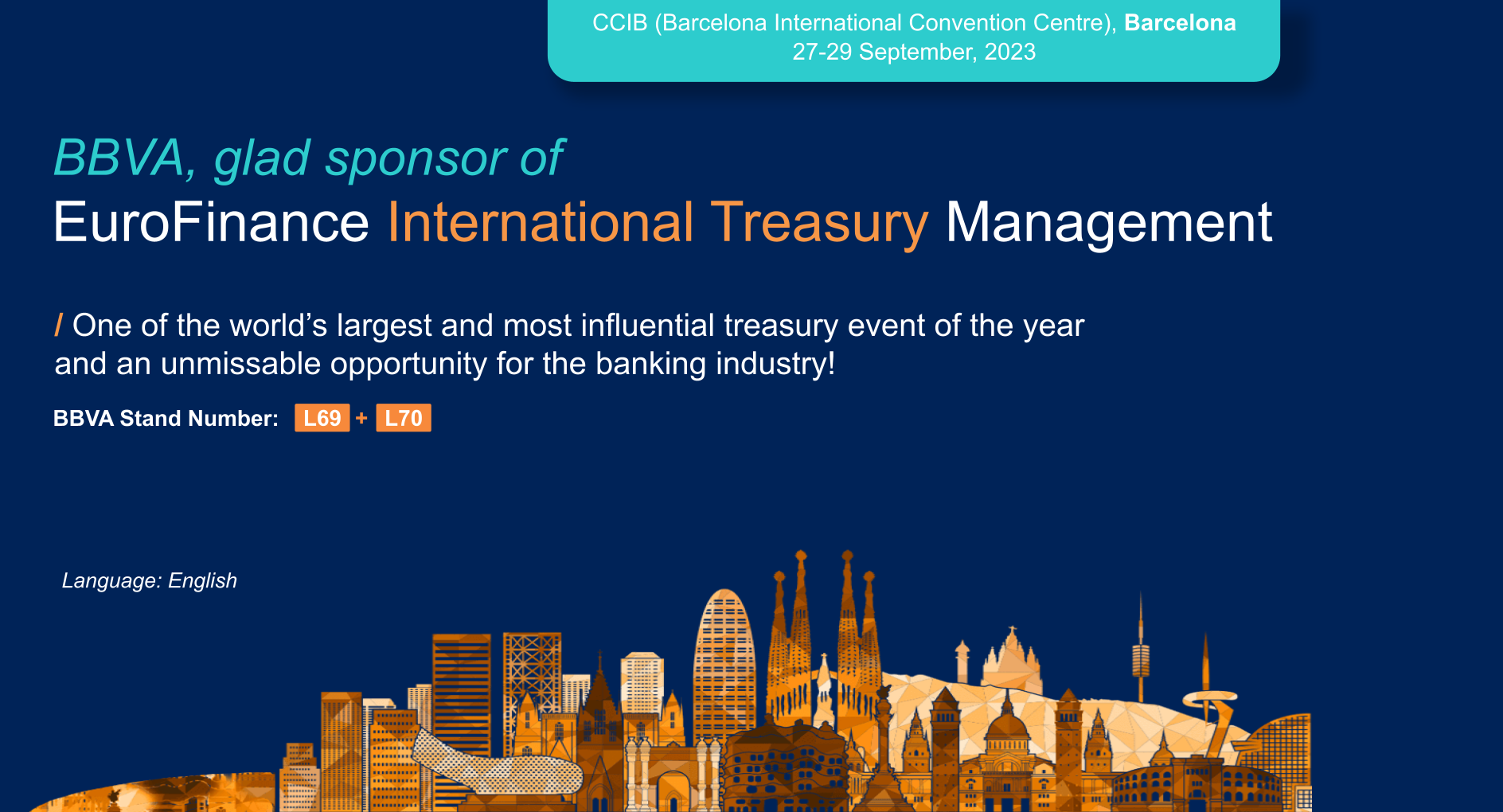 BBVA at EuroFinance International Treasury Management 2023 BBVA CIB