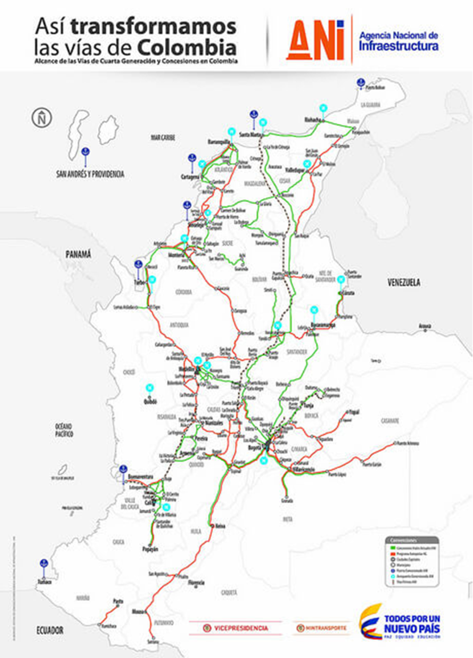 Figure 3 - Así transformamos las vías en Colombia