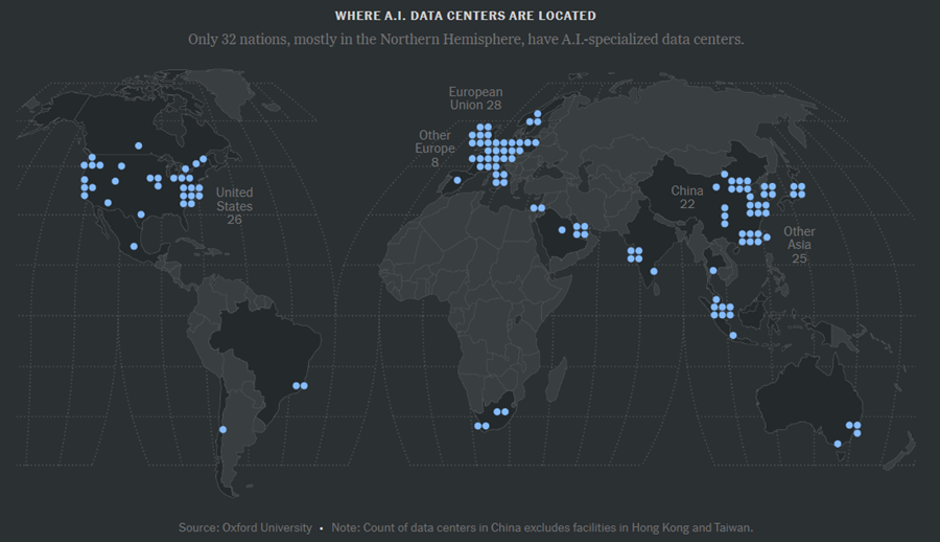 Figure 4 - Donde se encuentran los centros de datos