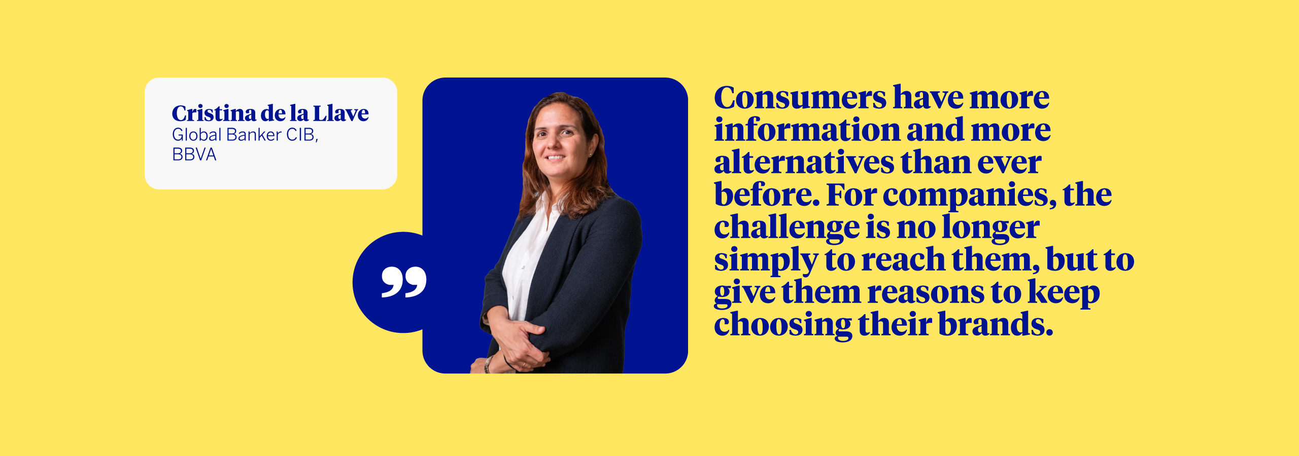 Cristina de la Llave, Global Banker CIB, BBVA